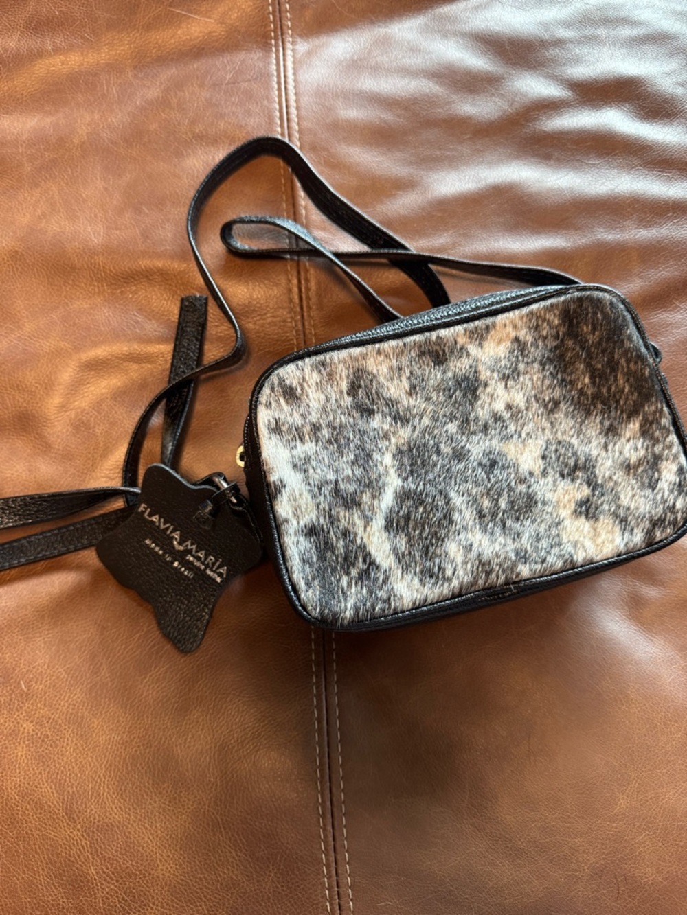 Cowhide Crossbody Bag